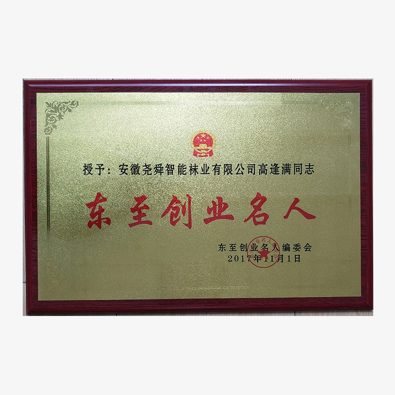东至创业名人