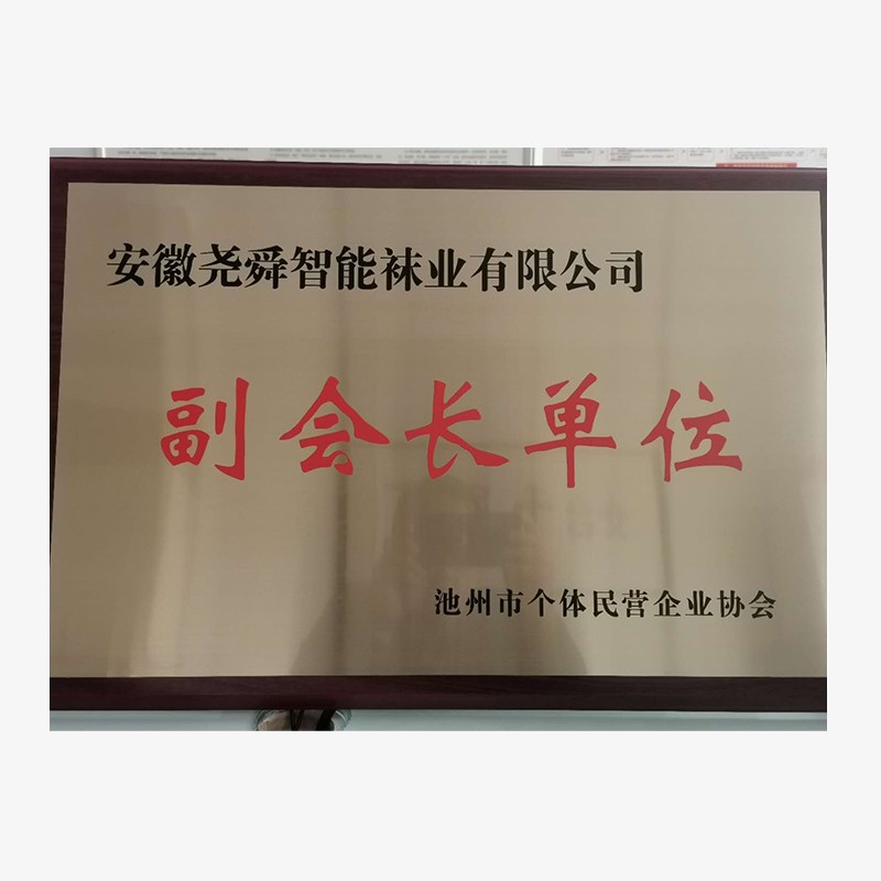 池州市个体民营企业协会副会长单位