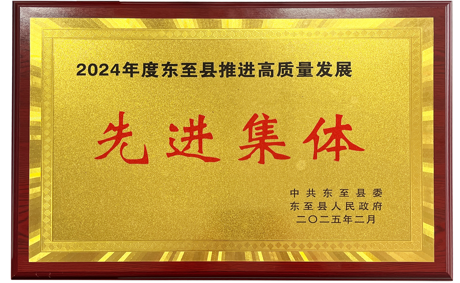 尧舜2024年度东至县高质量发展先进集体