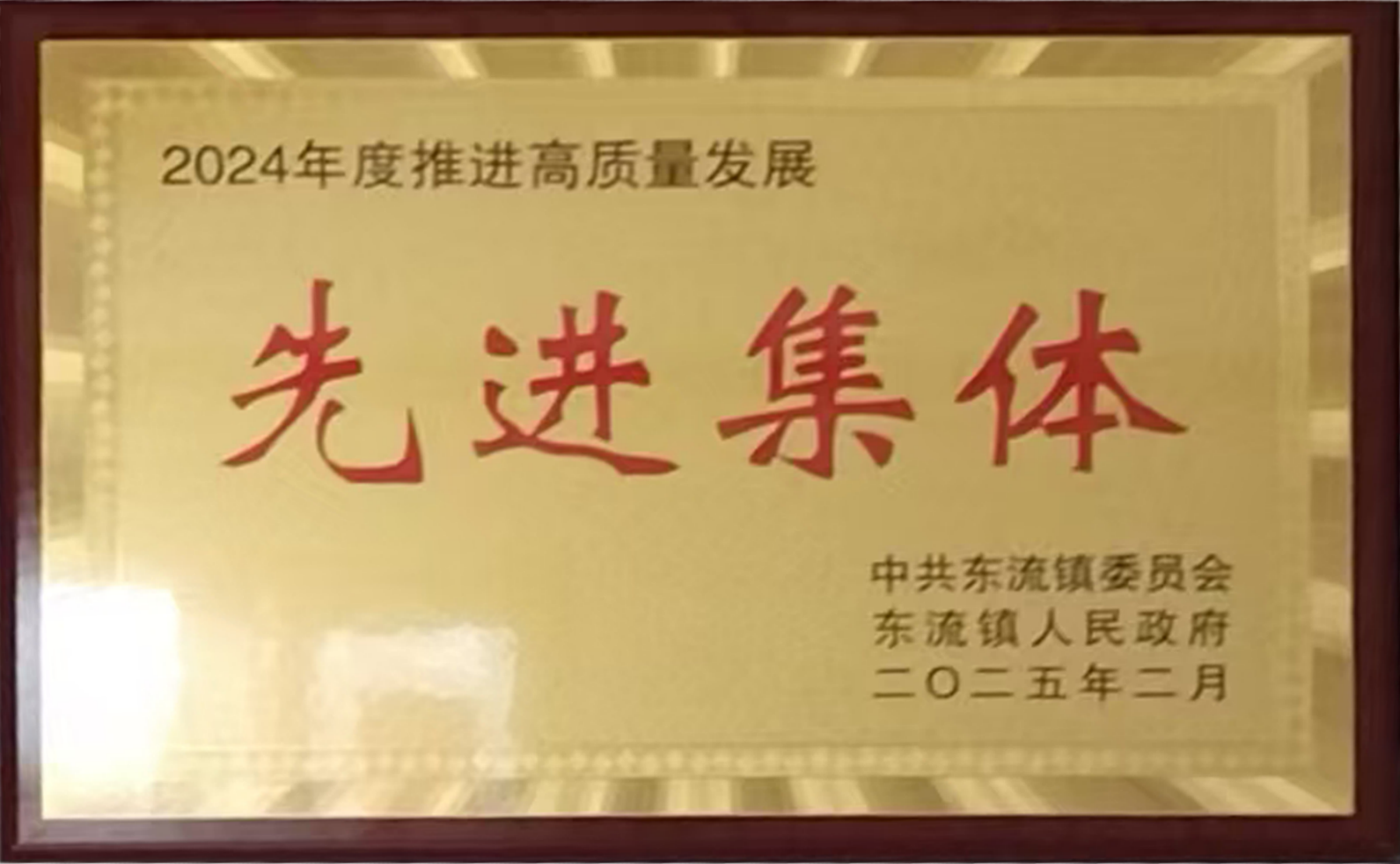 双怡针织2024年度高质量发展先进集体